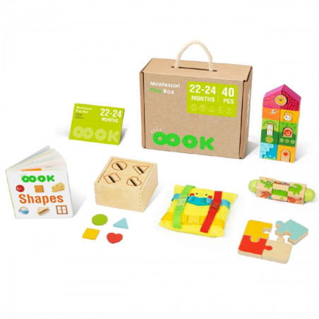 TOOKY TOY Box XXL Montessori edukacinė dėžutė 7in1 sensorinis 22-24 mėnesiai TOOKY TOY Box XXL Montessori edukacinė dėžutė 7in1 sensorinis 22-24 mėnesiai