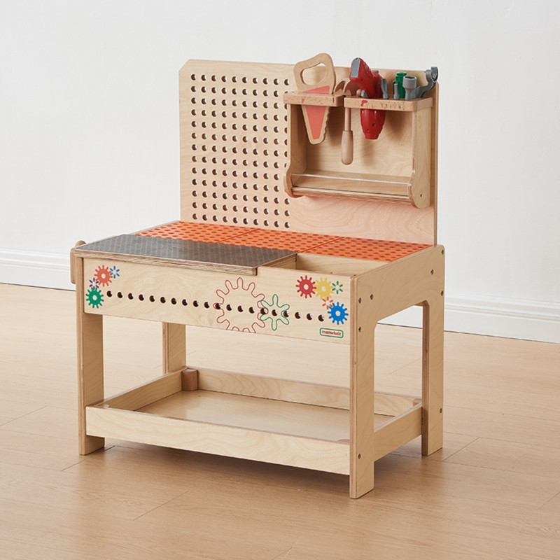MASTERKIDZ Wooden Montessori STEM Workshop with Tools