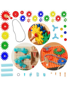 Набор принадлежностей для верстака MASTERKIDZ STEM 111 предметов.