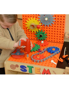 MASTERKIDZ STEM darbastalio priedų rinkinys 111 vnt. 2