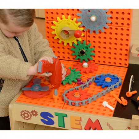 MASTERKIDZ STEM darbastalio priedų rinkinys 111 vnt.