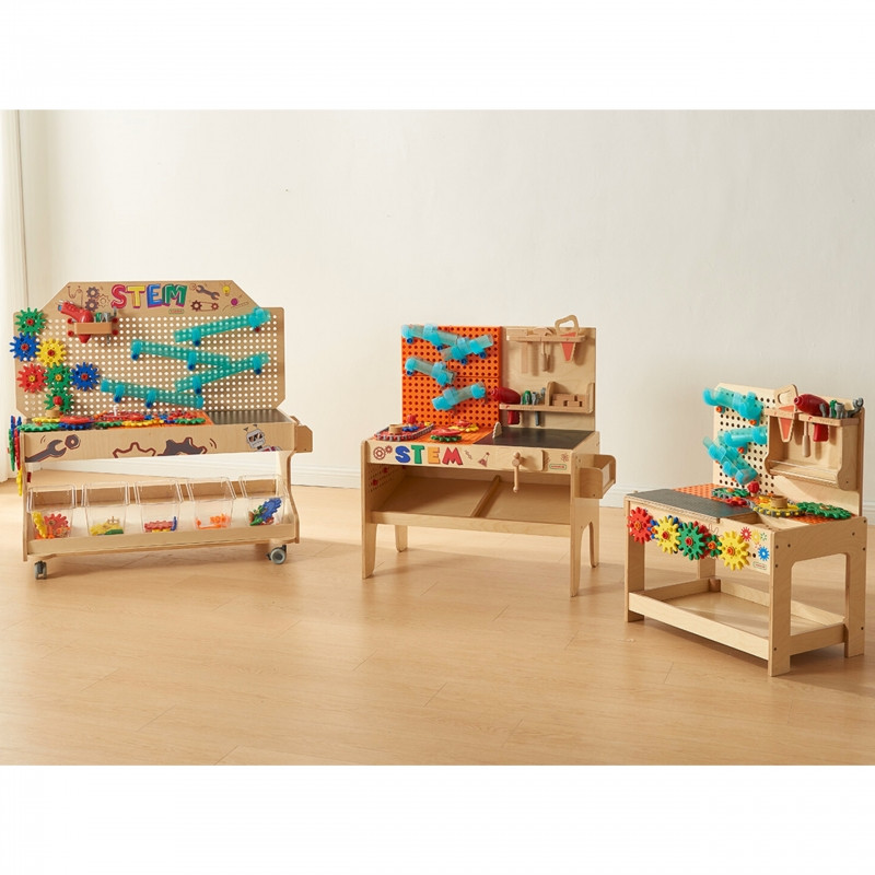 MASTERKIDZ STEM darbastalio priedų rinkinys 111 vnt.