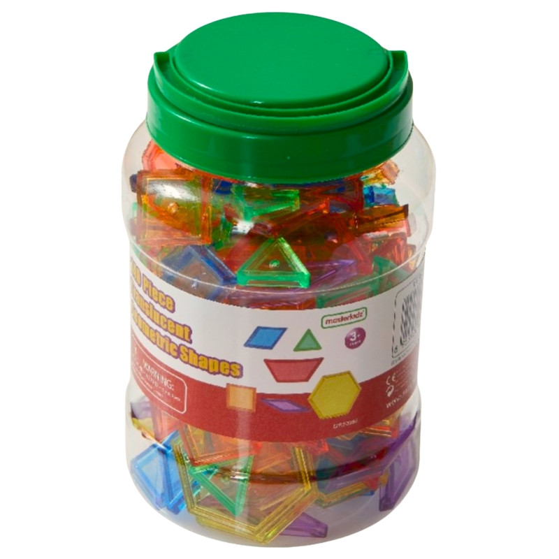 MASTERKIDZ Montessori Tangram Mosaic Blocks Set 140 pcs.