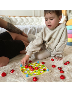 WOOPIE GREEN Деревянная развивающая игра для развития памяти "Божья коровка" 2