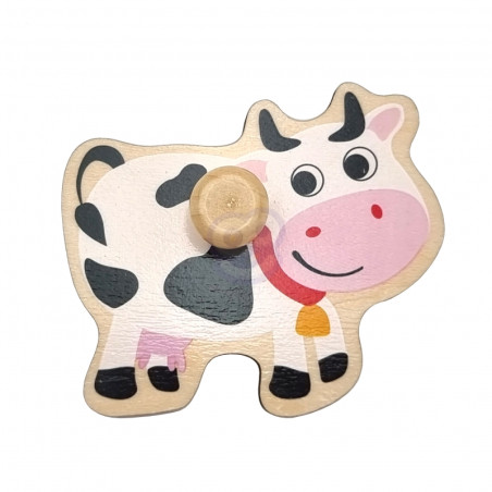 WOOPIE GREEN Drewniane Puzzle Montessori Farma z Pinezkami Do Dopasowania WOOPIE GREEN Drewniane Puzzle Montessori Farma z Pinezkami Do Dopasowania