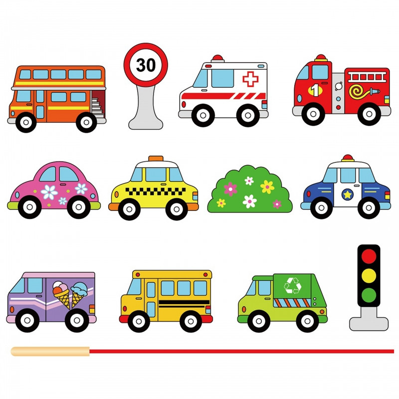 Viga mediniai susipynę nėriniai batų raišteliai Montessori automobiliai