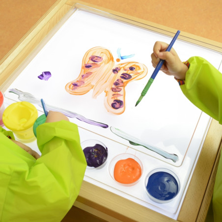 MASTERKIDZ sensorinis rėmelis - LED skydelis + skaidrus dažymo dėklas MASTERKIDZ sensorinis rėmelis - LED skydelis + skaidrus dažymo dėklas