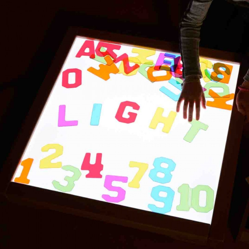 MASTERKIDZ sensorinis rėmelis - LED skydelis + skaidrus dažymo dėklas