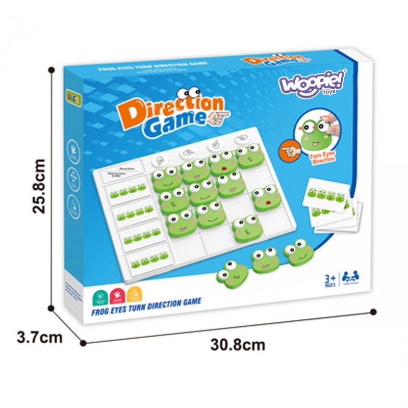 WOOPIE Frog Eyes dėlionės žaidimas - 3 vnt.