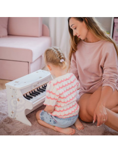 CLASSIC WORLD medinis pianinas vaikams + studijų knyga 2