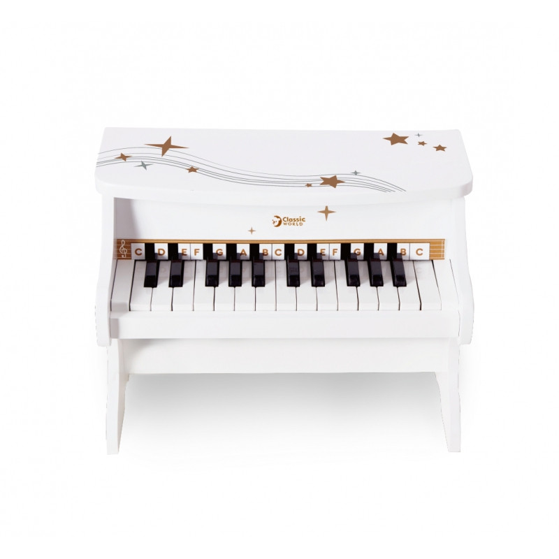 CLASSIC WORLD medinis pianinas vaikams + studijų knyga