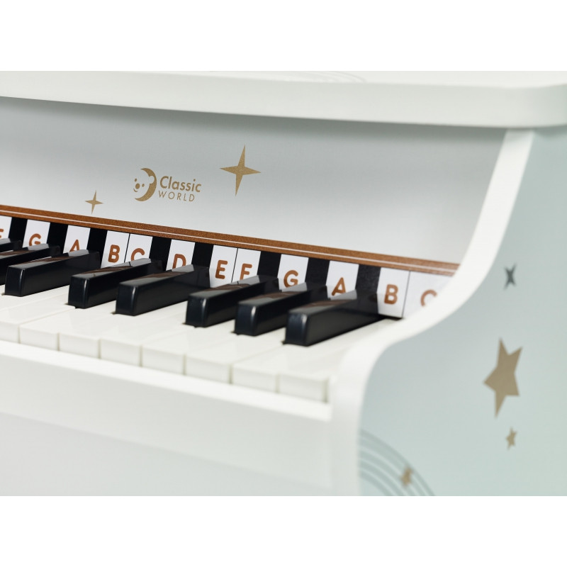 CLASSIC WORLD medinis pianinas vaikams + studijų knyga