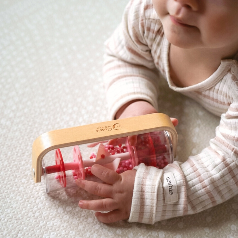 CLASSIC WORLD Красный трубчатый дождевой душ с шариками