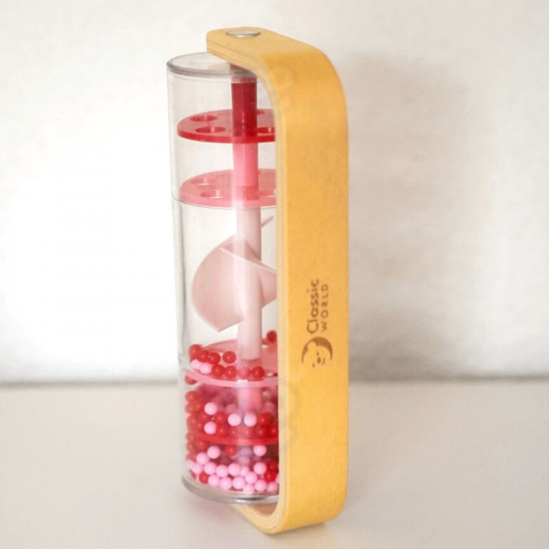 CLASSIC WORLD Красный трубчатый дождевой душ с шариками