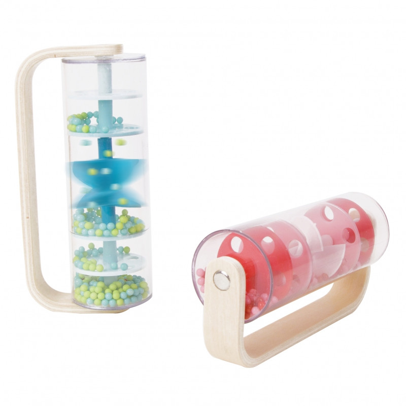 CLASSIC WORLD lietaus dušo vamzdis su kamuoliukais raudonas