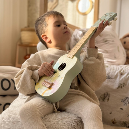 CLASSIC WORLD medinė ukulelė gitara vaikams rožinė CLASSIC WORLD medinė ukulelė gitara vaikams rožinė
