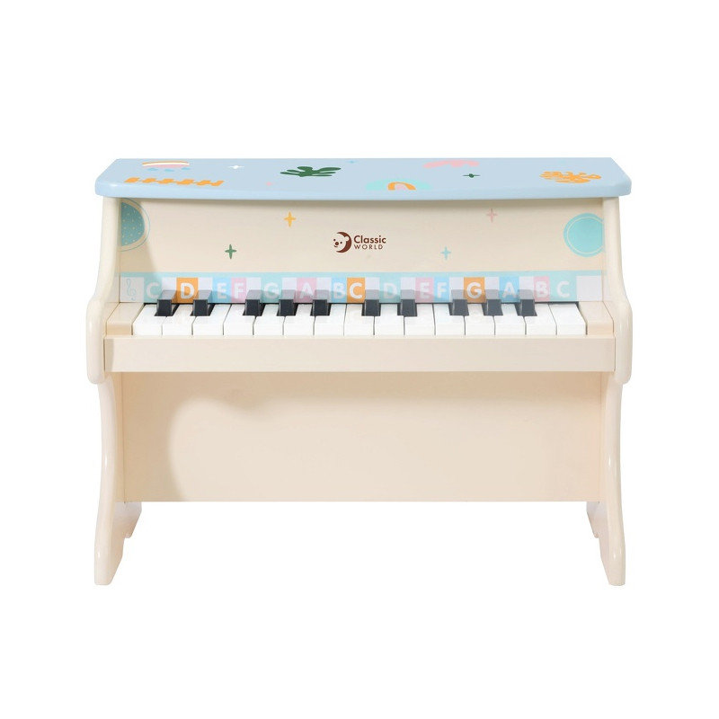 CLASSIC WORLD muzikinis fortepijonas vaikams, besimokantiems groti + knyga