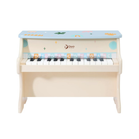 CLASSIC WORLD muzikinis fortepijonas vaikams, besimokantiems groti + knyga CLASSIC WORLD muzikinis fortepijonas vaikams, besimokantiems groti + knyga