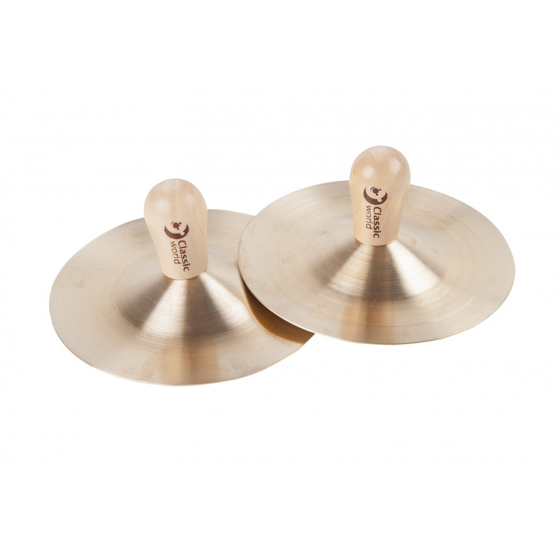 CLASSIC WORLD EDU Muzikos instrumentų cimbolai (15 cm) vaikams 2 vnt.