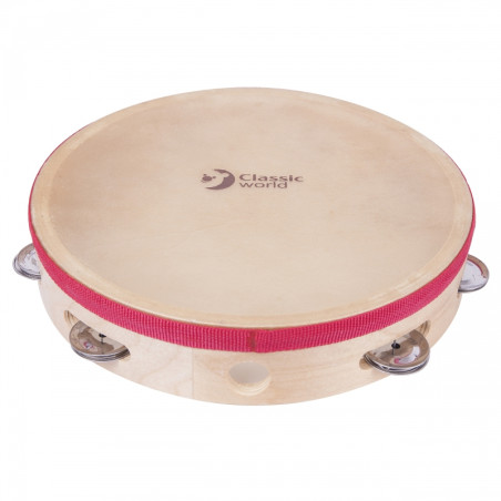 CLASSIC WORLD EDU Muzikos instrumentas Tamburinas 25 cm CLASSIC WORLD EDU Muzikos instrumentas Tamburinas 25 cm