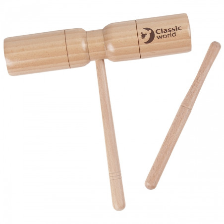 CLASSIC WORLD EDU mušamųjų instrumentų tonų blokas su rankena (akustinė dėžutė) CLASSIC WORLD EDU mušamųjų instrumentų tonų blokas su rankena (akustinė dėžutė)