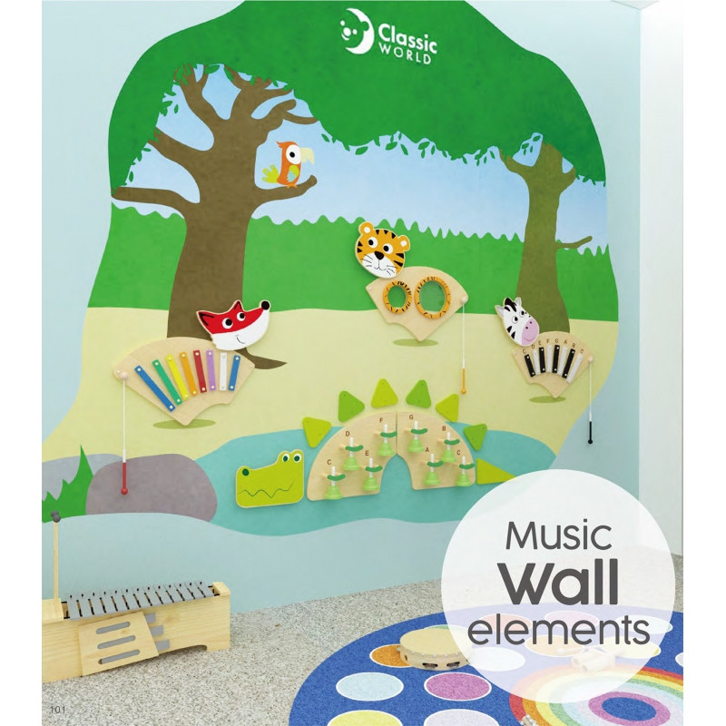 CLASSIC WORLD EDU muzikinė sieninė lenta FOX