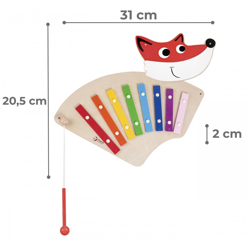 CLASSIC WORLD EDU muzikinė sieninė lenta FOX