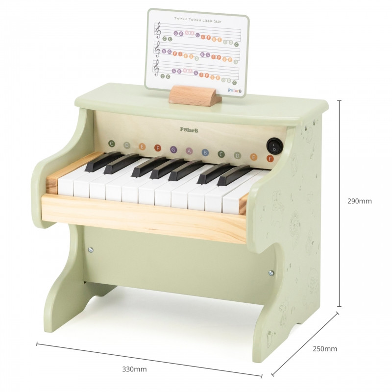 Viga Piano Green Mokymasis groti