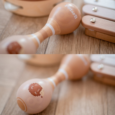 VIGA PolarB muzikos instrumentų rinkinys su paukščiu VIGA PolarB muzikos instrumentų rinkinys su paukščiu