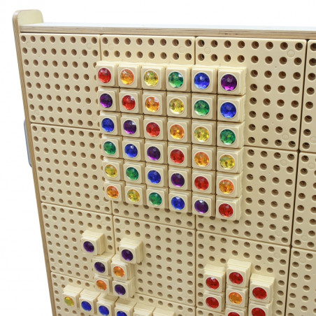 MASTERKIDZ medinė STEM lenta laisvai pastatoma MASTERKIDZ medinė STEM lenta laisvai pastatoma