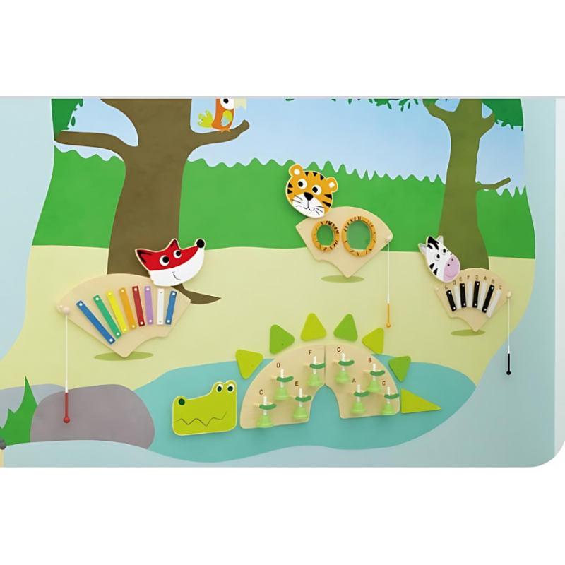 CLASSIC WORLD EDU Zebra muzikinė sieninė lenta