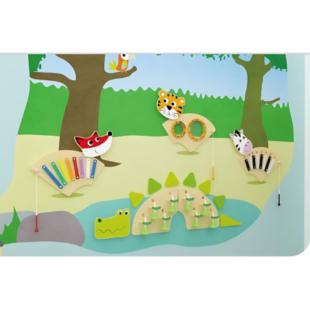 CLASSIC WORLD EDU Zebra muzikinė sieninė lenta CLASSIC WORLD EDU Zebra muzikinė sieninė lenta