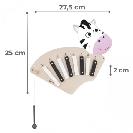 CLASSIC WORLD EDU Zebra muzikinė sieninė lenta CLASSIC WORLD EDU Zebra muzikinė sieninė lenta