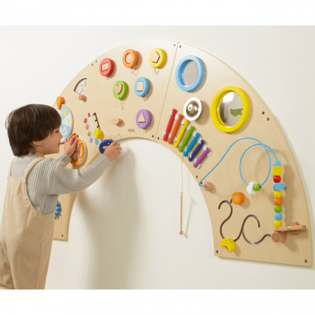 VIGA sienų manipuliavimo lenta Montessori arka VIGA sienų manipuliavimo lenta Montessori arka