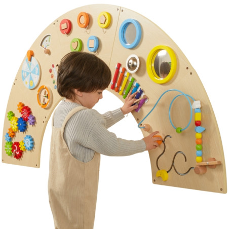 VIGA sienų manipuliavimo lenta Montessori arka VIGA sienų manipuliavimo lenta Montessori arka