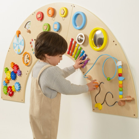 VIGA sienų manipuliavimo lenta Montessori arka VIGA sienų manipuliavimo lenta Montessori arka