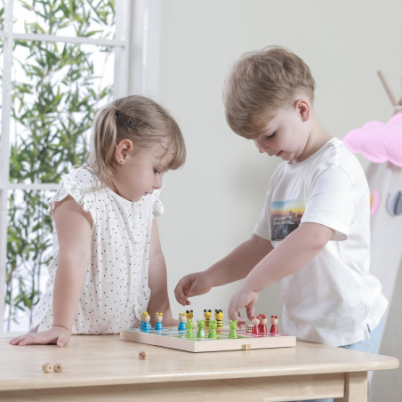 VIGA medinis žaidimas Ludo kinų VIGA medinis žaidimas Ludo kinų