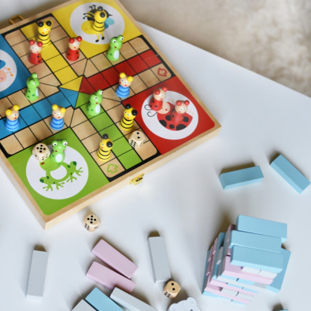 VIGA Drewniana gra Ludo Chińczyk VIGA Drewniana gra Ludo Chińczyk