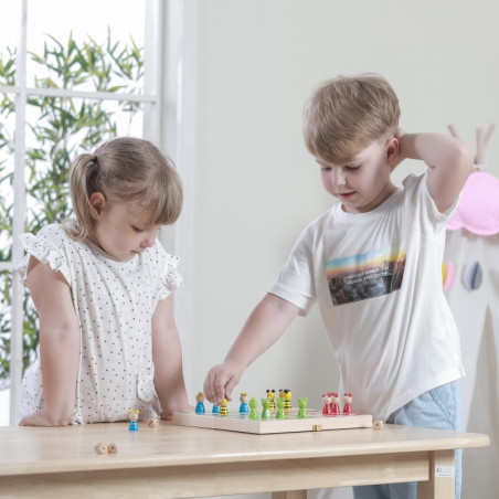 VIGA medinis žaidimas Ludo kinų VIGA medinis žaidimas Ludo kinų