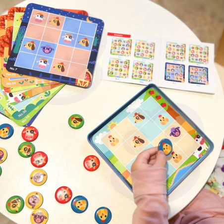 TOOKY TOY Sudoku žaidimas vaikams ūkio versija TOOKY TOY Sudoku žaidimas vaikams ūkio versija