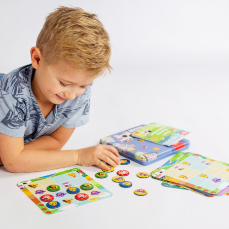 TOOKY TOY Sudoku žaidimas vaikams ūkio versija TOOKY TOY Sudoku žaidimas vaikams ūkio versija