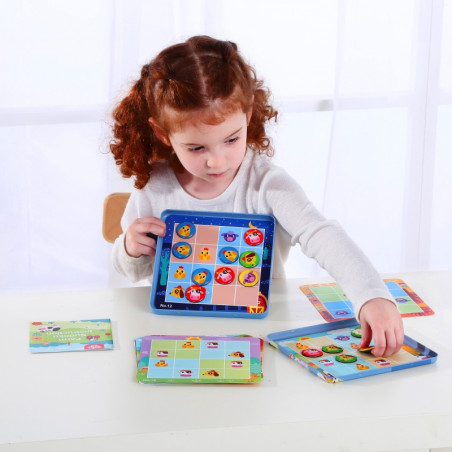 TOOKY TOY Sudoku žaidimas vaikams ūkio versija TOOKY TOY Sudoku žaidimas vaikams ūkio versija