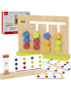 TOOKY TOY dėlionės žaidimas Time Trial spalvos 30 raštų 18 vnt.