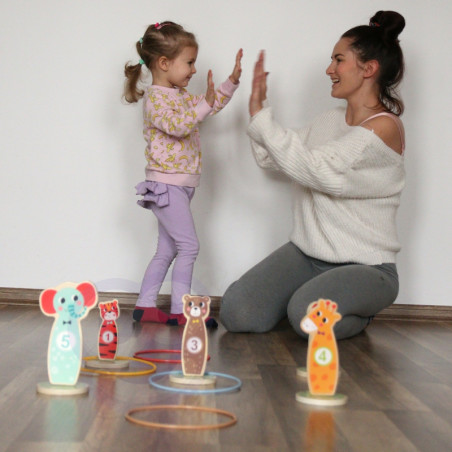 TOOKY TOY Medinis arkadinis žaidimas Gyvūnų mėtymas 15 vnt. TOOKY TOY Medinis arkadinis žaidimas Gyvūnų mėtymas 15 vnt.