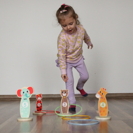 TOOKY TOY Medinis arkadinis žaidimas Gyvūnų mėtymas 15 vnt. TOOKY TOY Medinis arkadinis žaidimas Gyvūnų mėtymas 15 vnt.