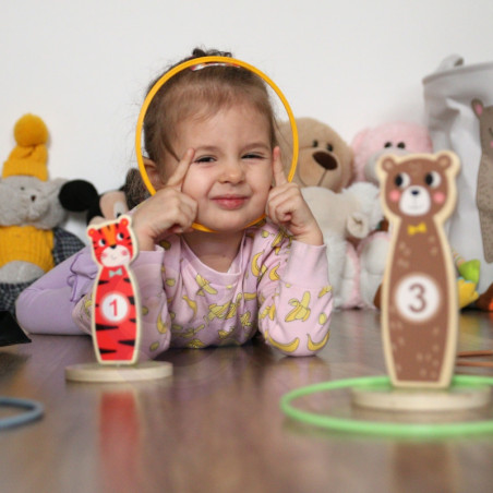 TOOKY TOY Medinis arkadinis žaidimas Gyvūnų mėtymas 15 vnt. TOOKY TOY Medinis arkadinis žaidimas Gyvūnų mėtymas 15 vnt.