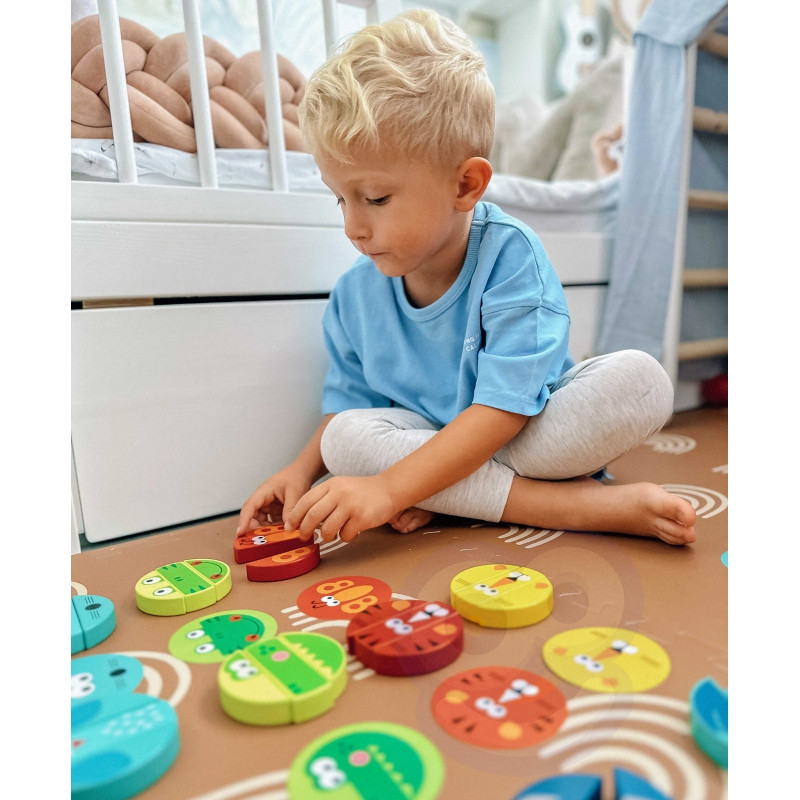 TOOKY TOY arkadiniai žaidimai statybiniai blokai gyvūnai FSC sertifikuoti