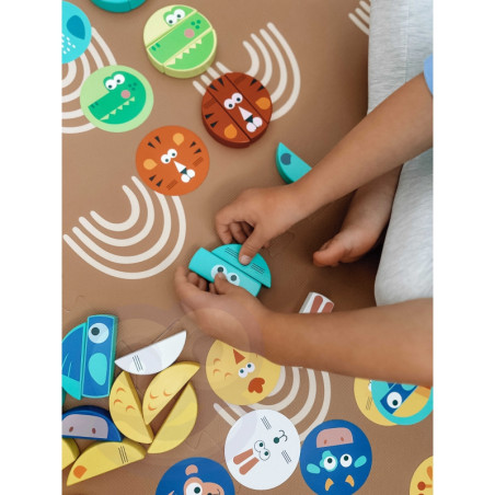 TOOKY TOY arkadiniai žaidimai statybiniai blokai gyvūnai FSC sertifikuoti TOOKY TOY arkadiniai žaidimai statybiniai blokai gyvūnai FSC sertifikuoti