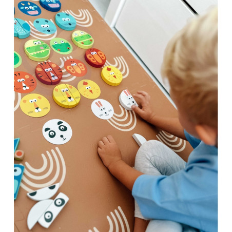 TOOKY TOY Gra Zręcznościowa Klocki Zwierzęta Certyfikat FSC TOOKY TOY Gra Zręcznościowa Klocki Zwierzęta Certyfikat FSC