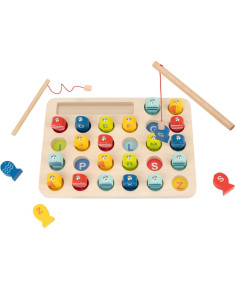 Tooky Toy Medinis žaidimas Žvejyba Mokomieji laiškai 29 vnt. 2